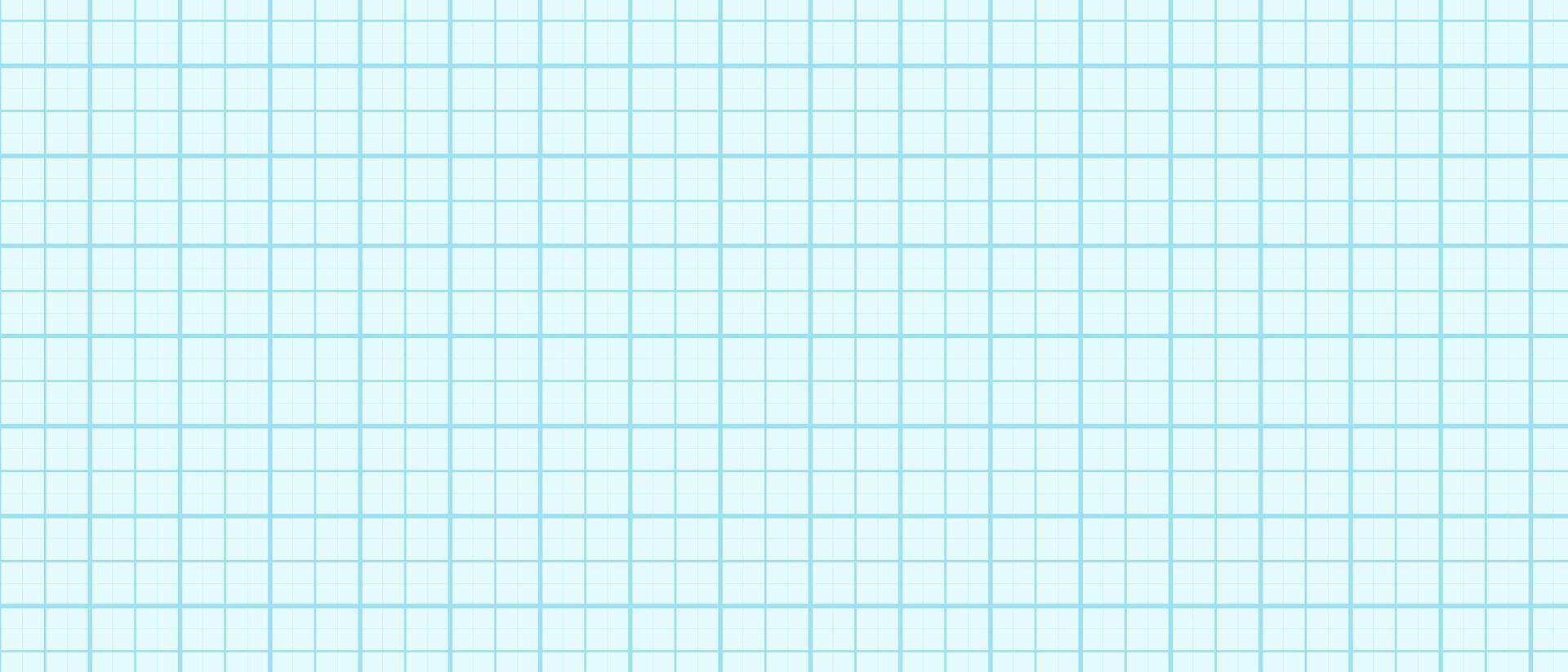 Graph paper background blue color, Square cell geometric school pattern vector