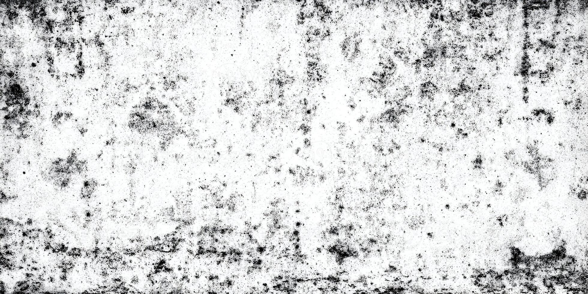 This image displays a high contrast black and white grunge texture with abstract distressed patterns and specks photo