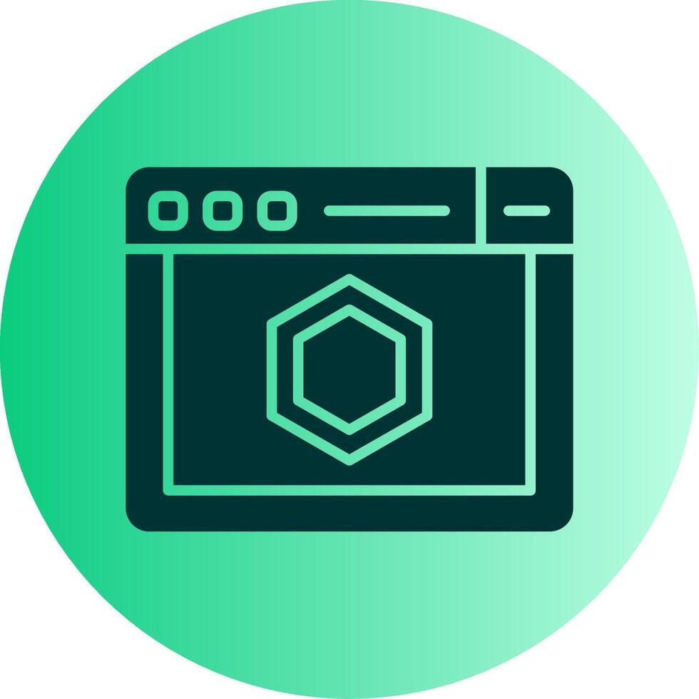 eslint javascript linter glifo degradado dos tono circulo vector