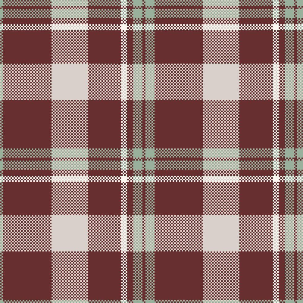 School seamless background plaid, creative check fabric tartan. String textile pattern texture in red and white colors. vector