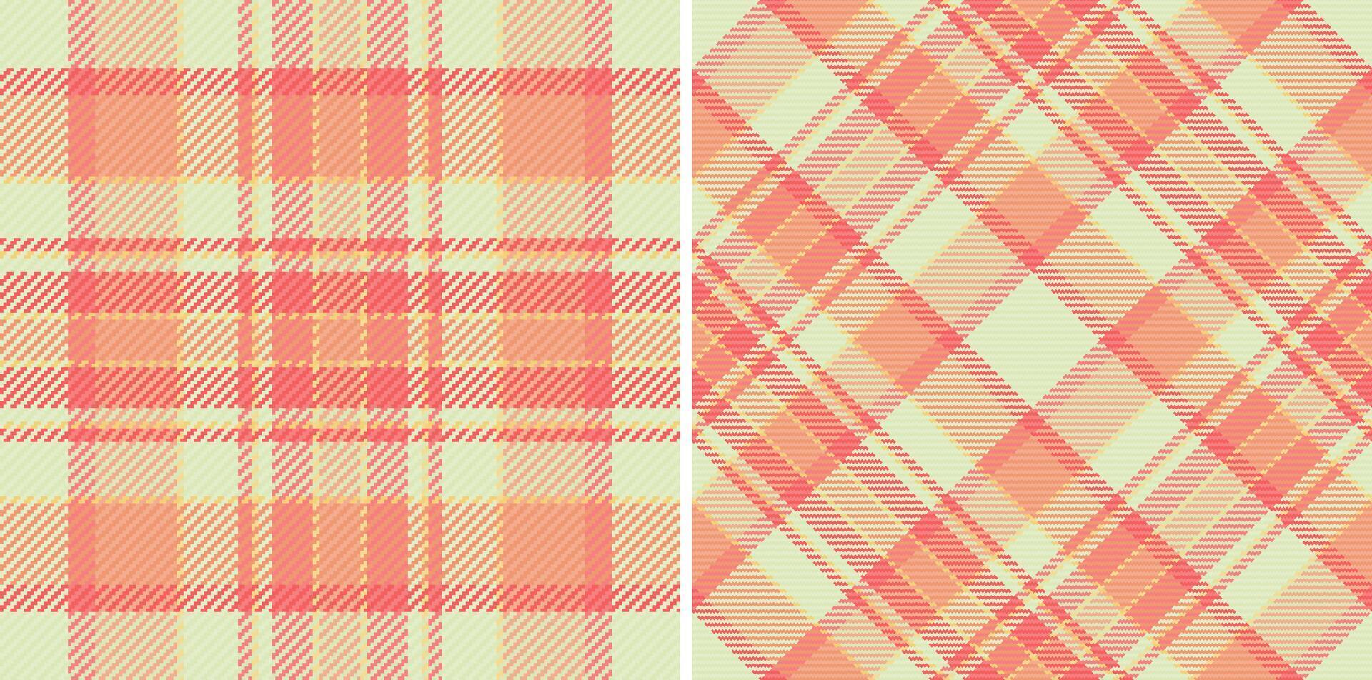 Background textile pattern of tartan fabric plaid with a texture seamless check. Set in pastel colors. Invitation card design ideas. vector