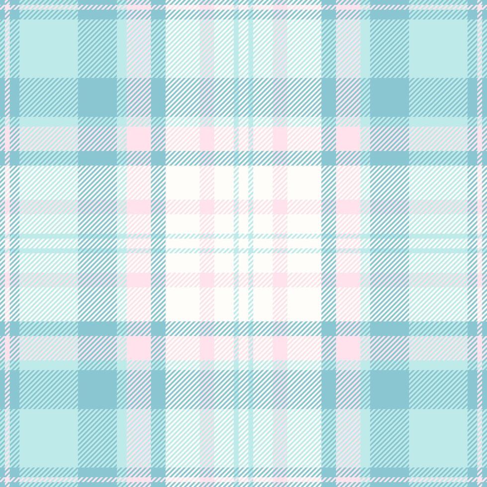 Pastel plaid pattern. Soft, calming color scheme. Versatile for backgrounds, textiles, design elements. Ideal for baby, nursery or fashion projects. vector