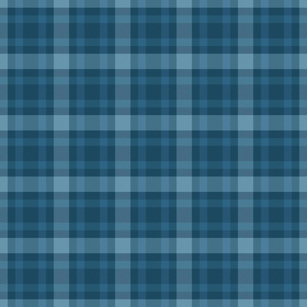 Frame fabric textile texture, mesh background tartan . Real pattern plaid check seamless in cyan and atlantic colors. vector