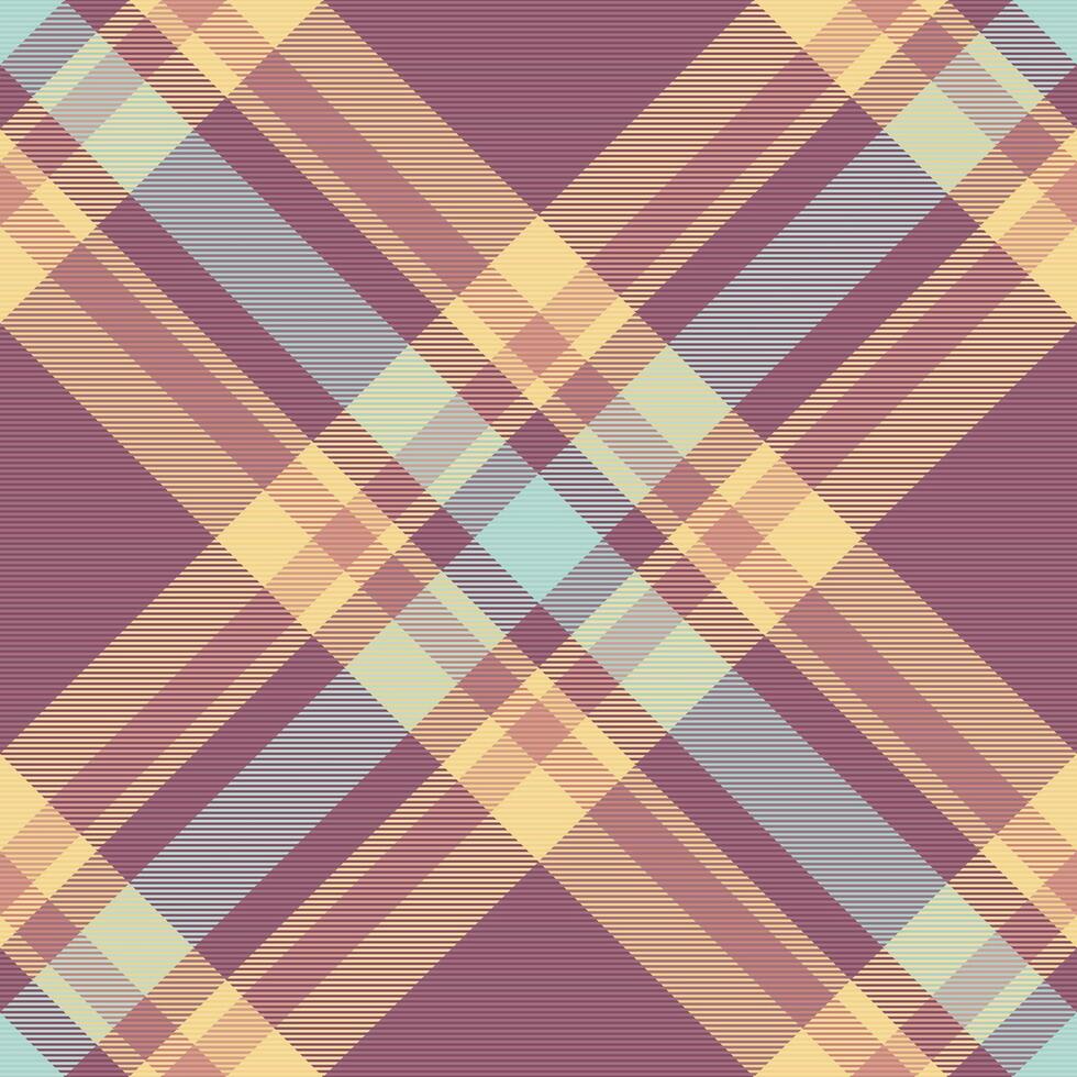Warm, inviting plaid pattern. Stylish diagonal lines create a sense of motion. Great for backgrounds, textiles, or designs needing a cozy, textured feel. vector