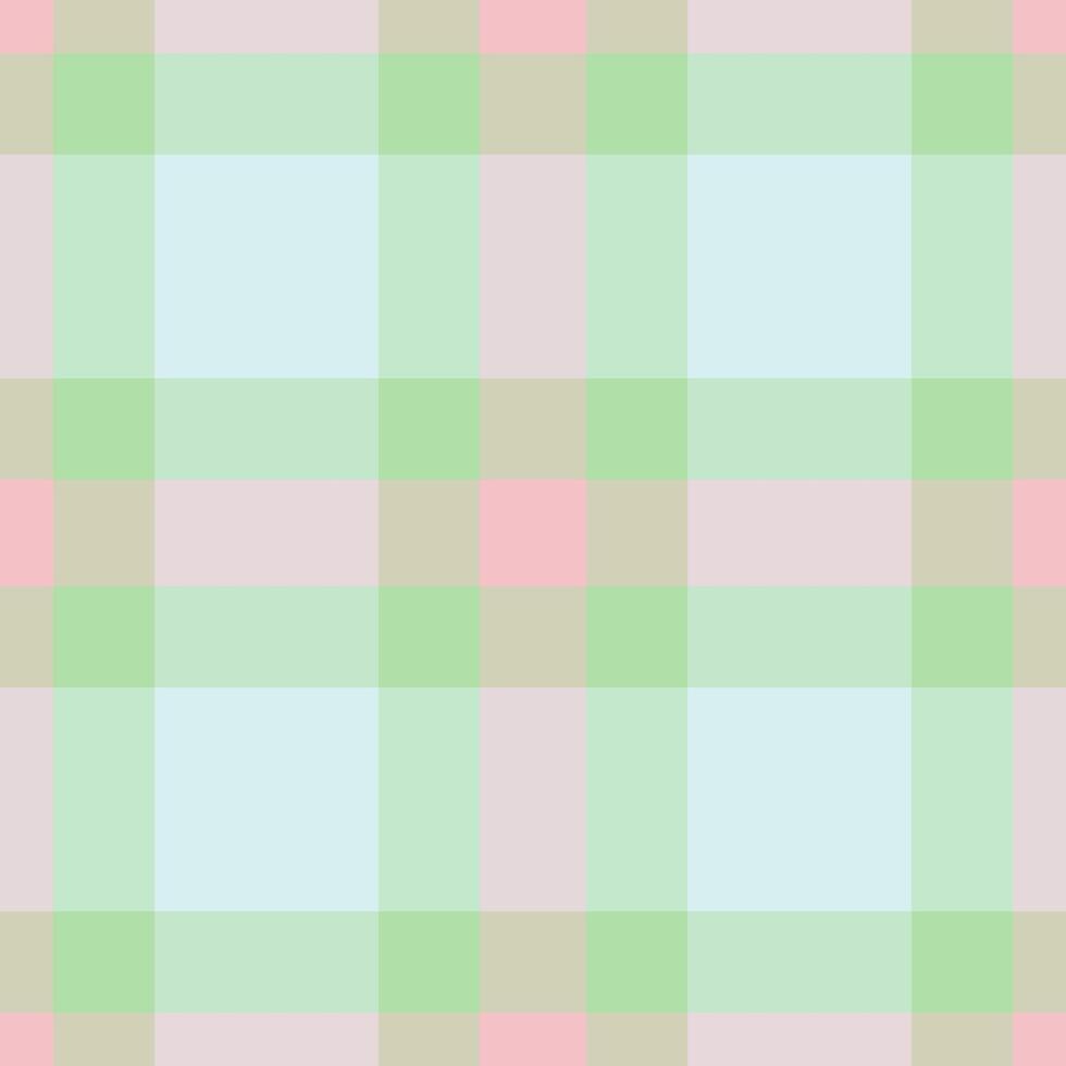 Soft pastel plaid pattern. Perfect for springsummer designs, textiles, backgrounds, or website templates. This gentle color palette evokes feelings of calm and serenity. vector