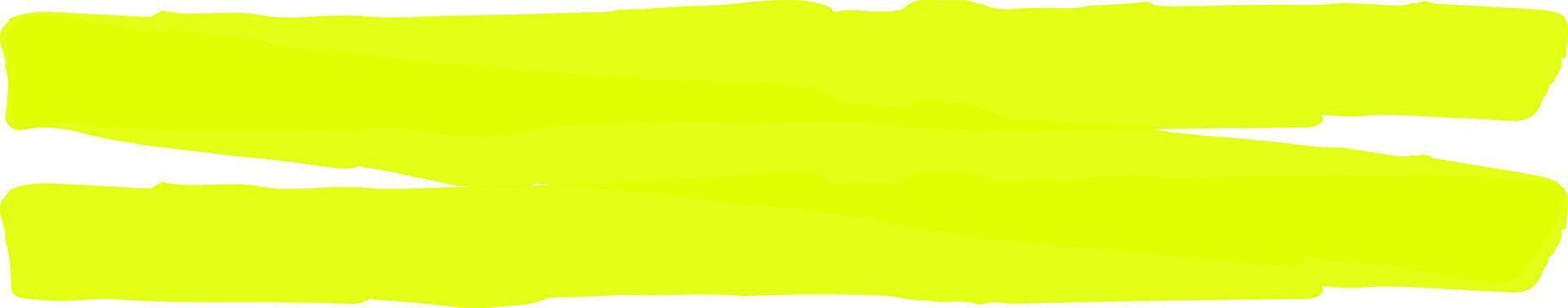 Yellow highlighter mark emphasizing text or background vector