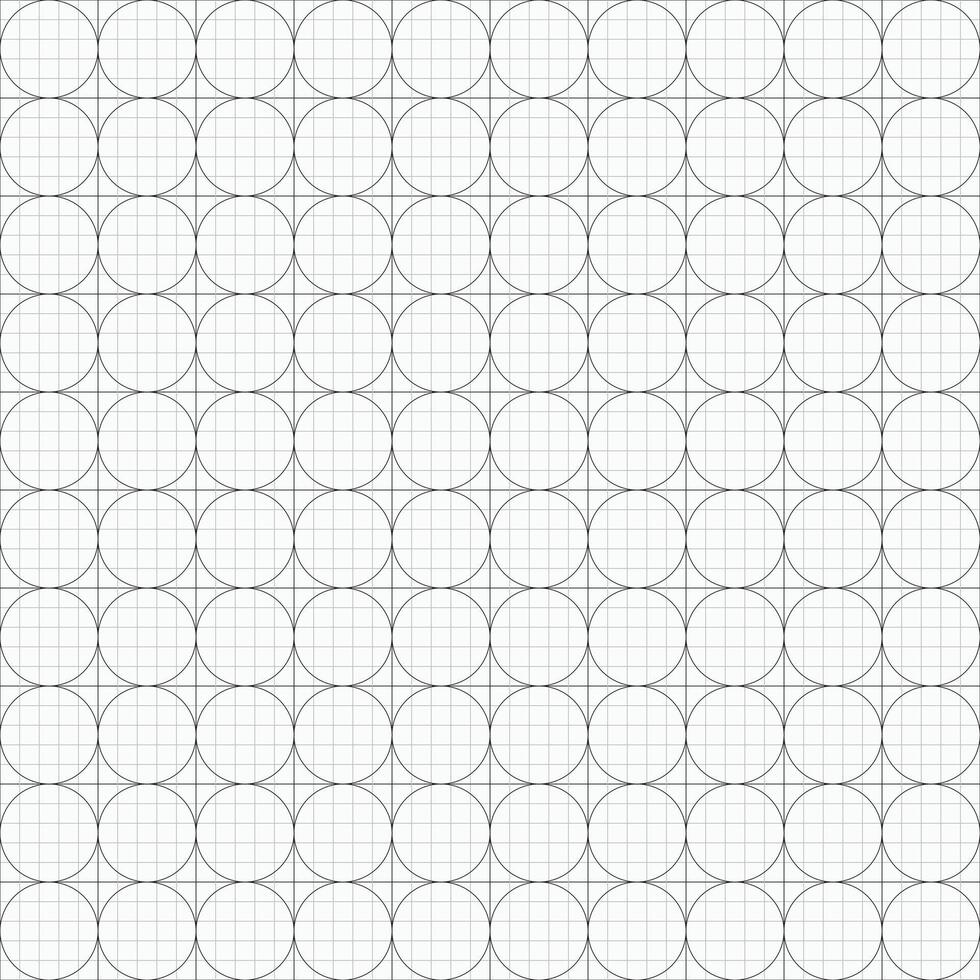 A grid pattern with circles and lines vector