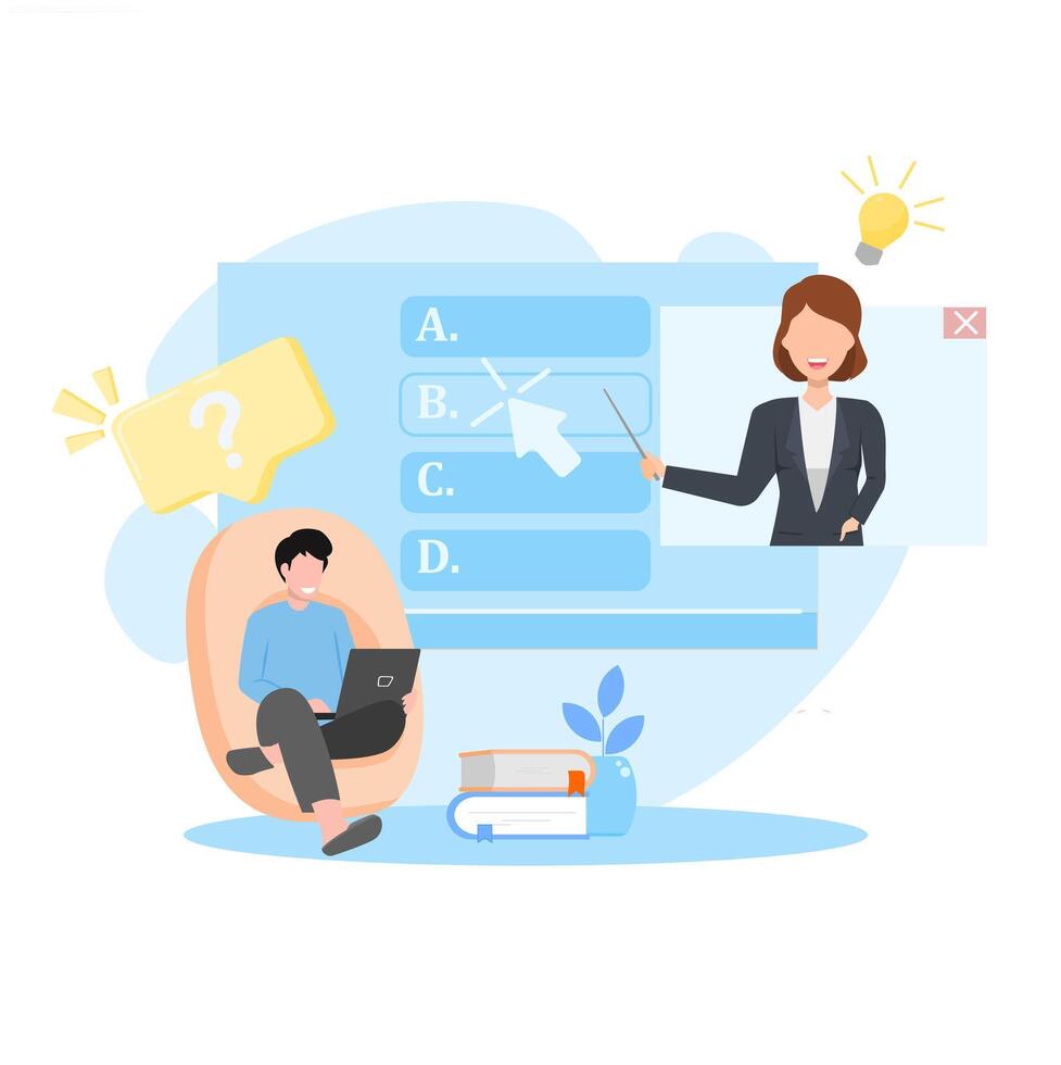 en línea aprendizaje diseño y interactivo digital cursos vector