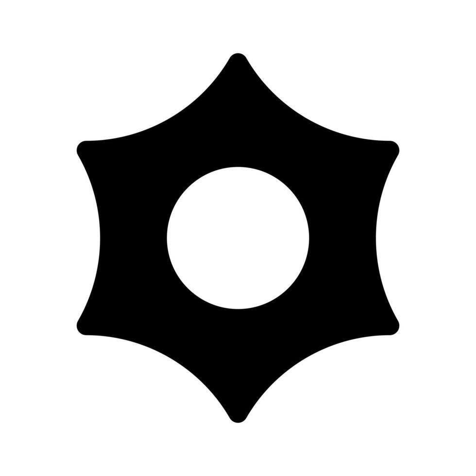 A solid icon of a second structure user variant for team representation. vector