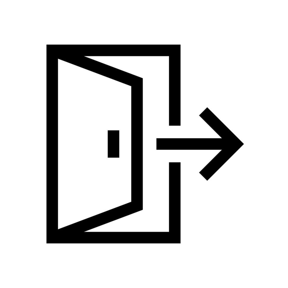 A simple line icon of chain links, symbolizing a hyperlink or external link. vector