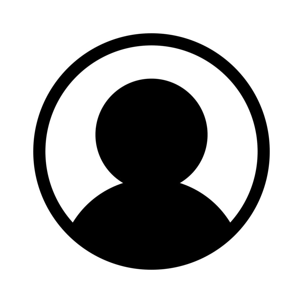 A simple solid icon of a single person, representing a specific user. vector