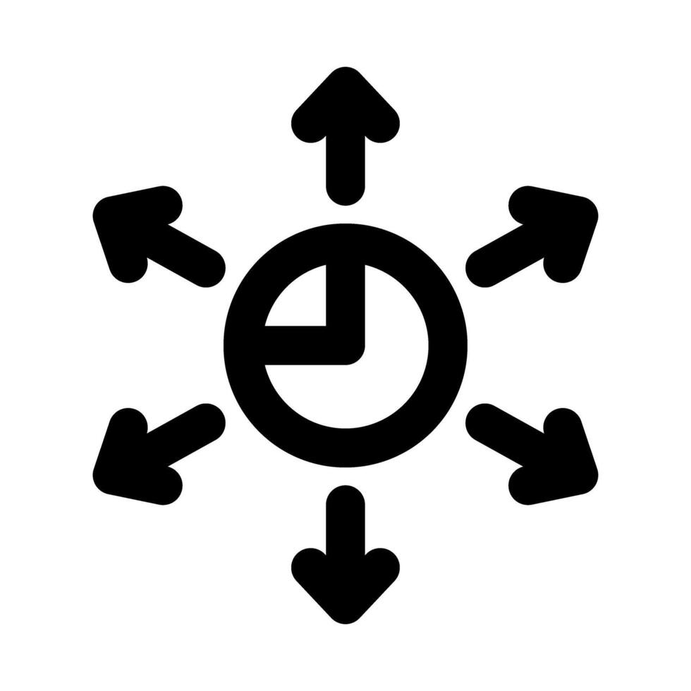 Modern Flat Flowchart Icon Minimal Outline Process and Diagram Symbol vector