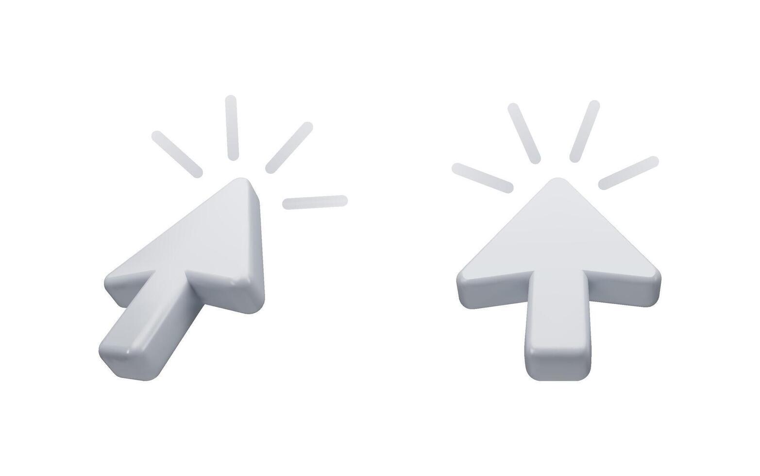 Mouse cursor selecting clicking choosing internet interface vector