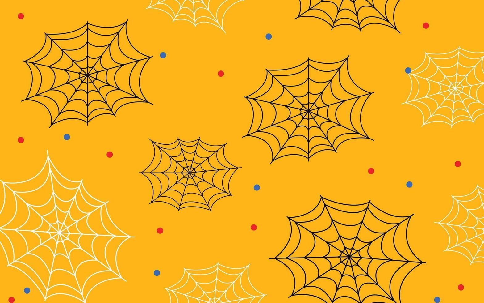 Simple Spider Web Pattern Design For Halloween Background vector