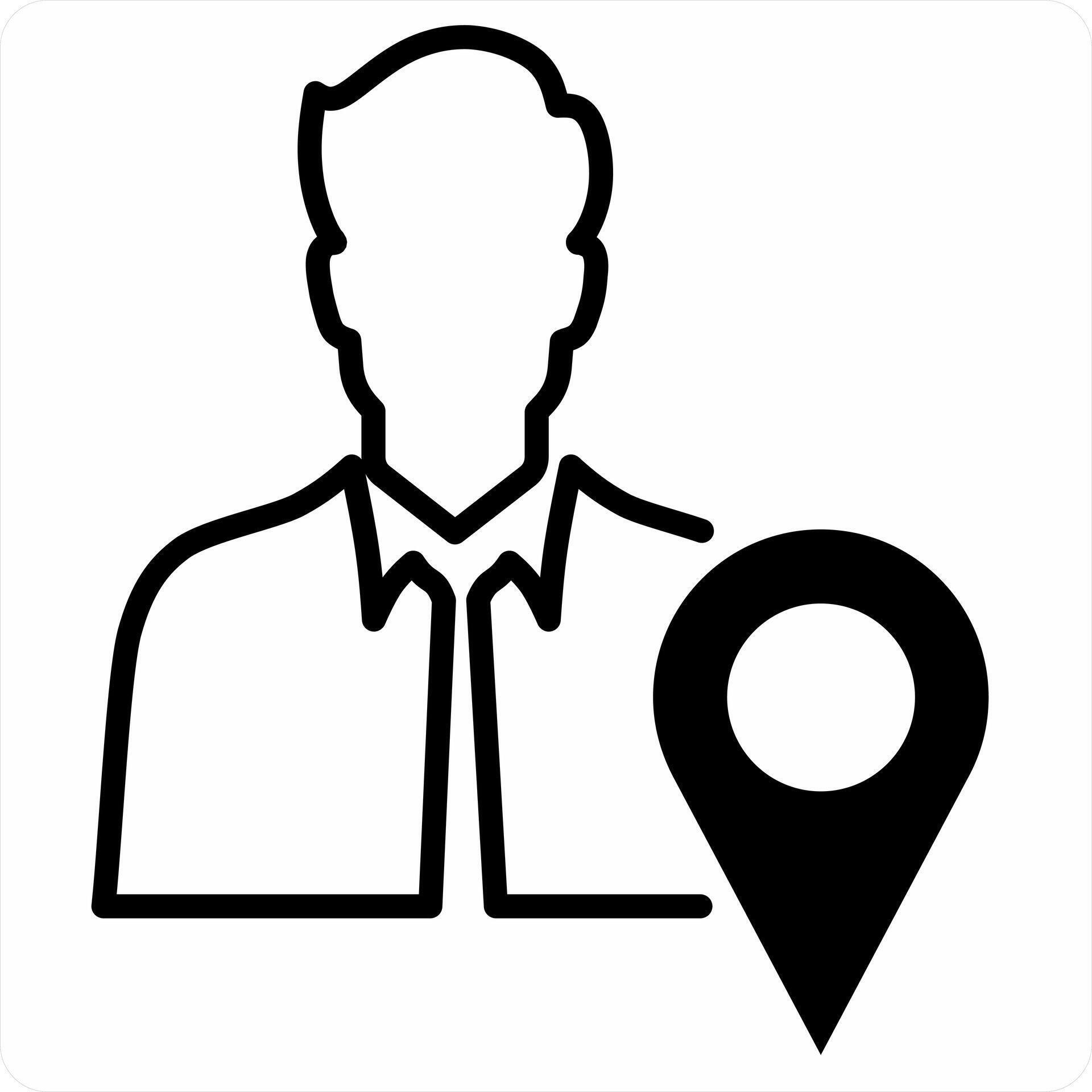 User Location icon concept in black color icon 72751975 Vector Art at ...