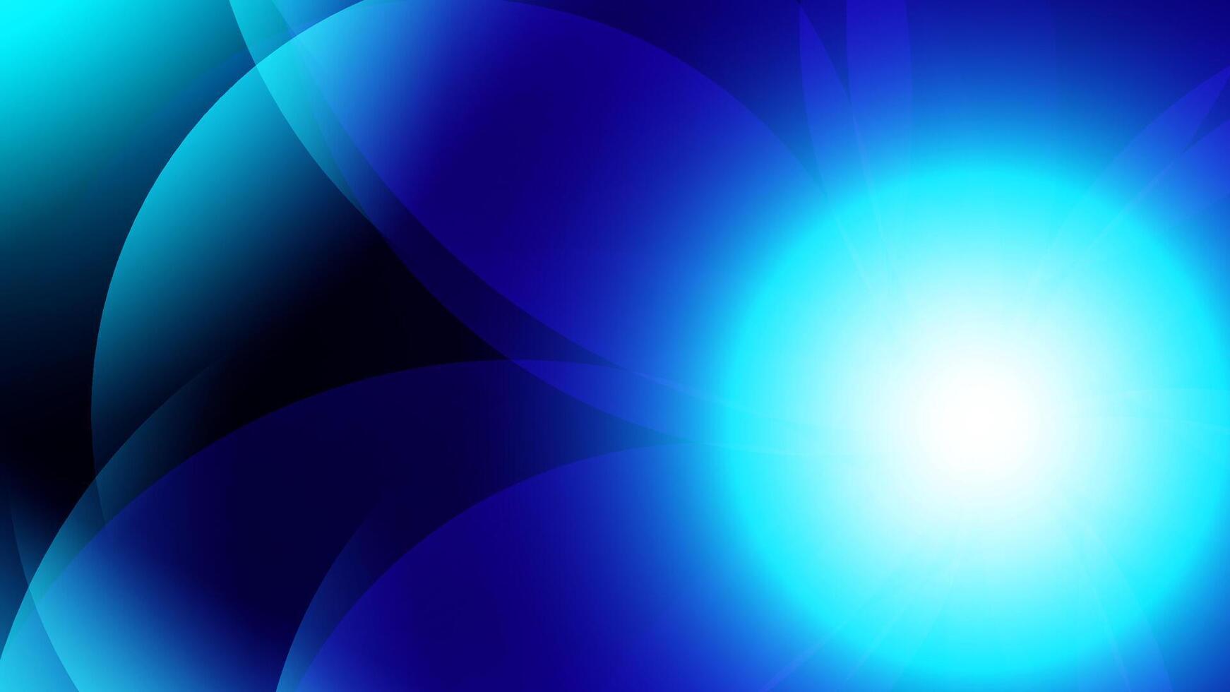 Abstract blue color glowing light, modern design stripes background with curve lines, circle shape. eps10 vector