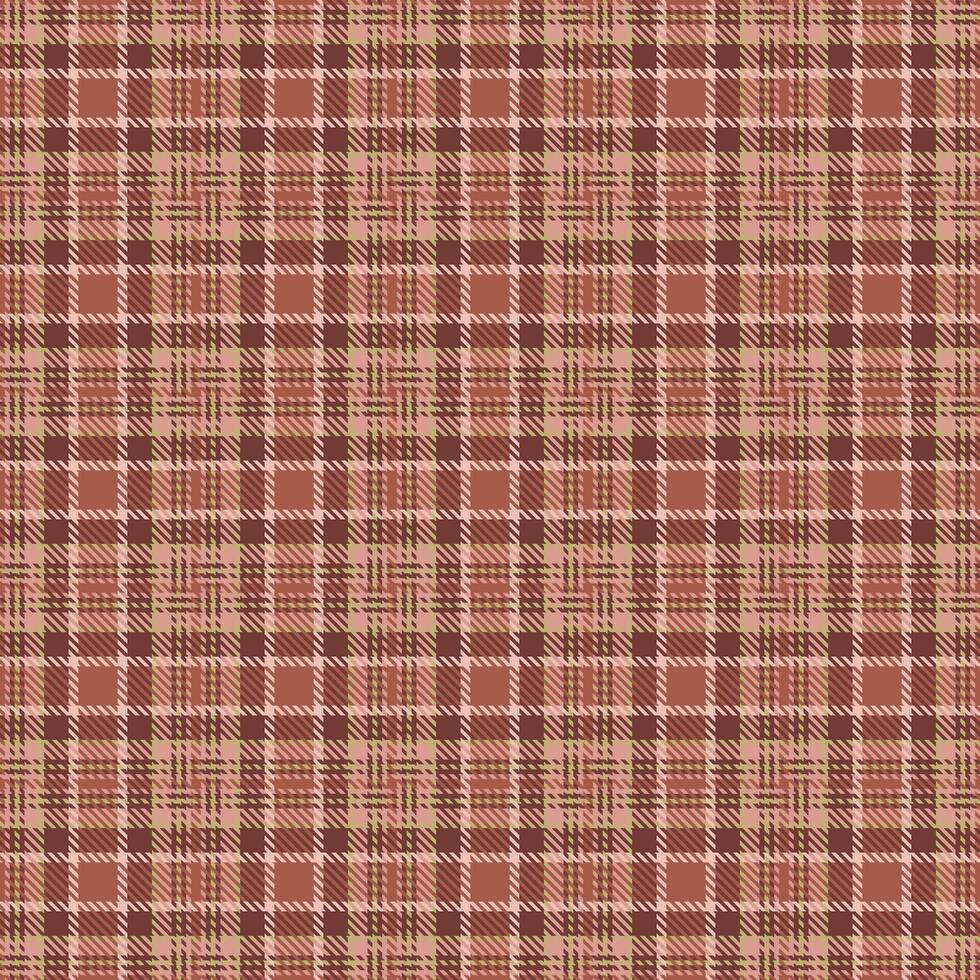 Seamless tartan pattern in warm, earthy tones. Perfect for textiles, backgrounds, or adding a touch of classic style to design projects. Versatile timeless. vector