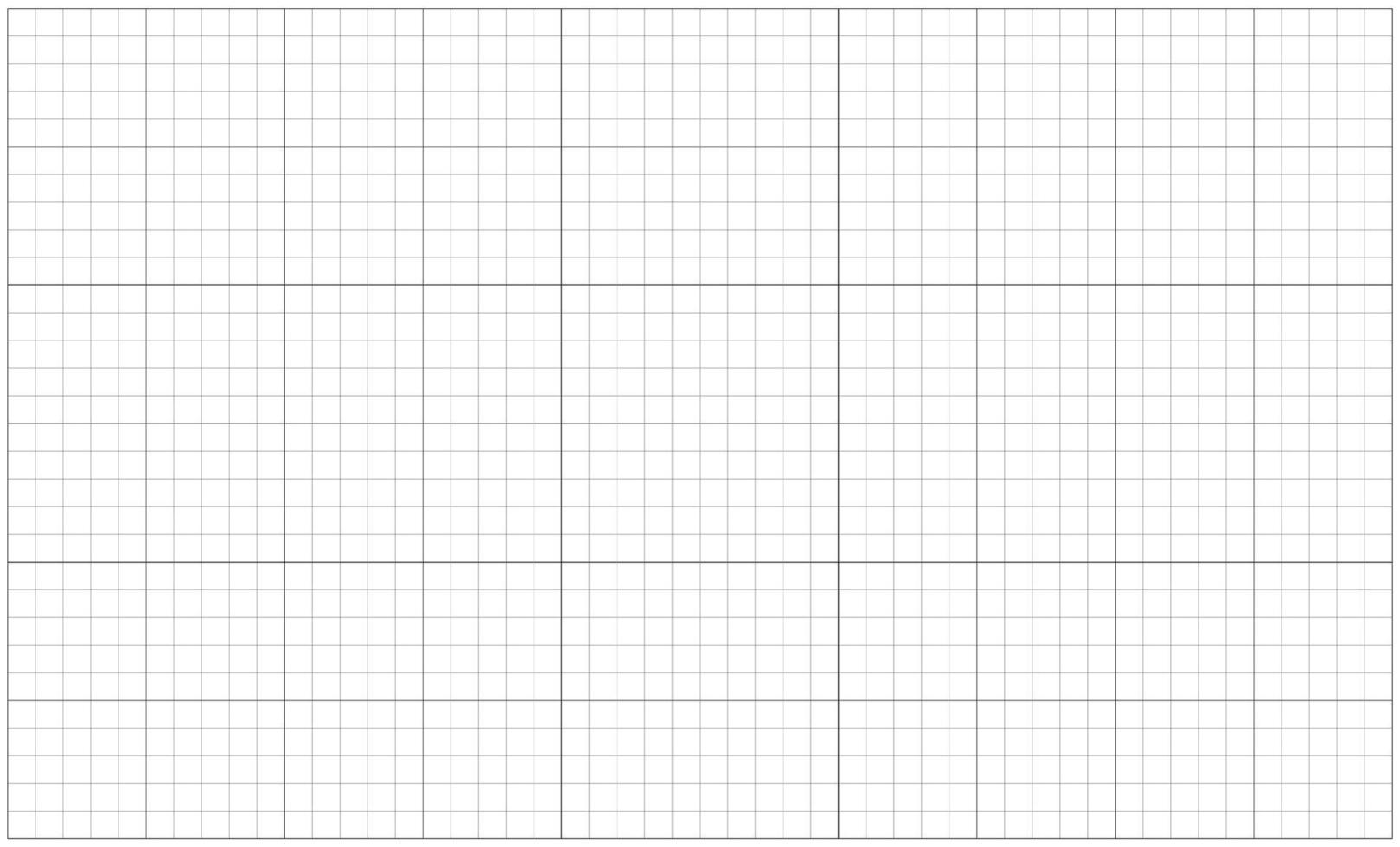 Black grid dotted texture on white. Typographical template to make notebooks production. Wide squared black grid paper. Mathematics dashed grid pattern. Notebook blank sheets. School, education, bac vector