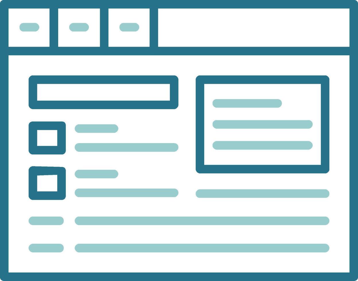 Schema markup Circle Outline Two Color Icon vector