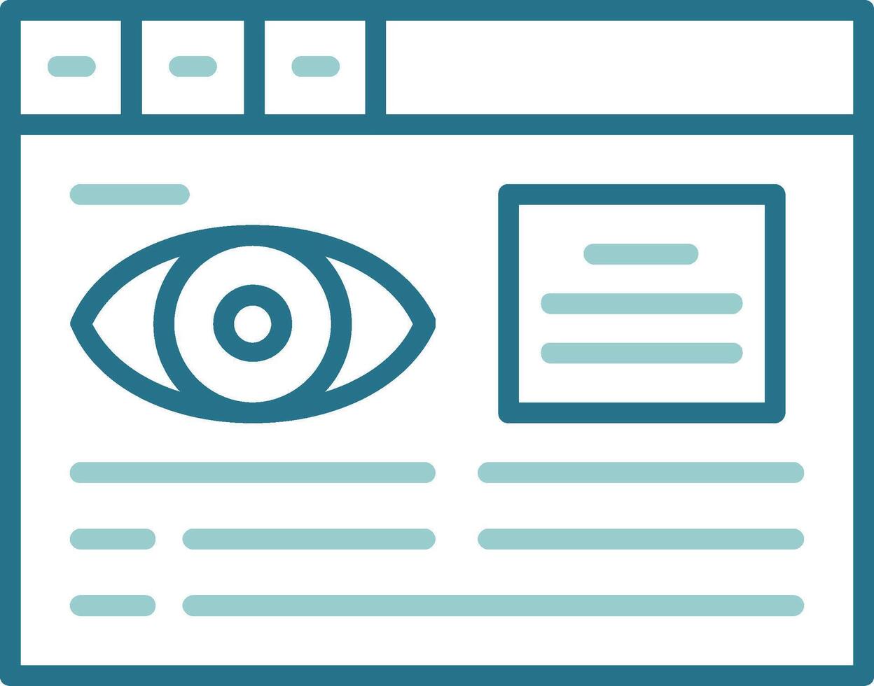 Session duration Circle Outline Two Color Icon vector