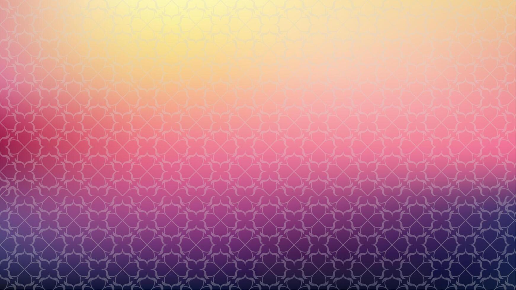 Soft yellow purple gradient abstract with subtle floral pattern overlay vector