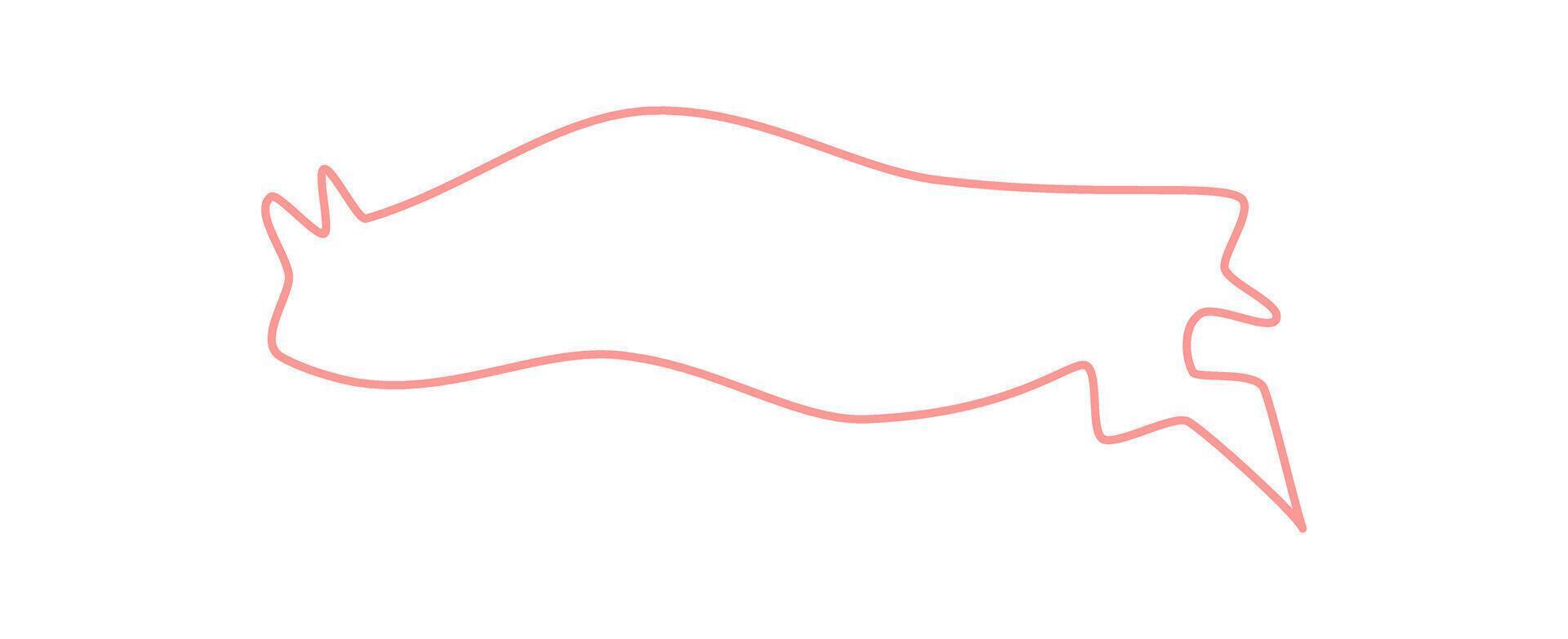 Hand drawn squiggle speech bubble banner with outlined box design. Round chat icon and message textbox as quote element, perfect for conversation or comment template use. vector