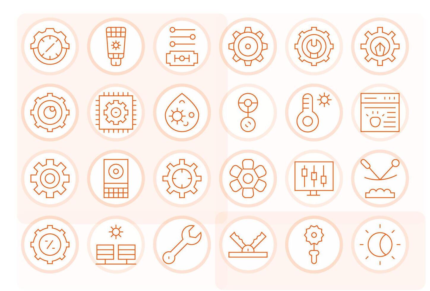 24 Thin Line Icons designed for Adjustment in High Resolution PIXEL Perfect format vector
