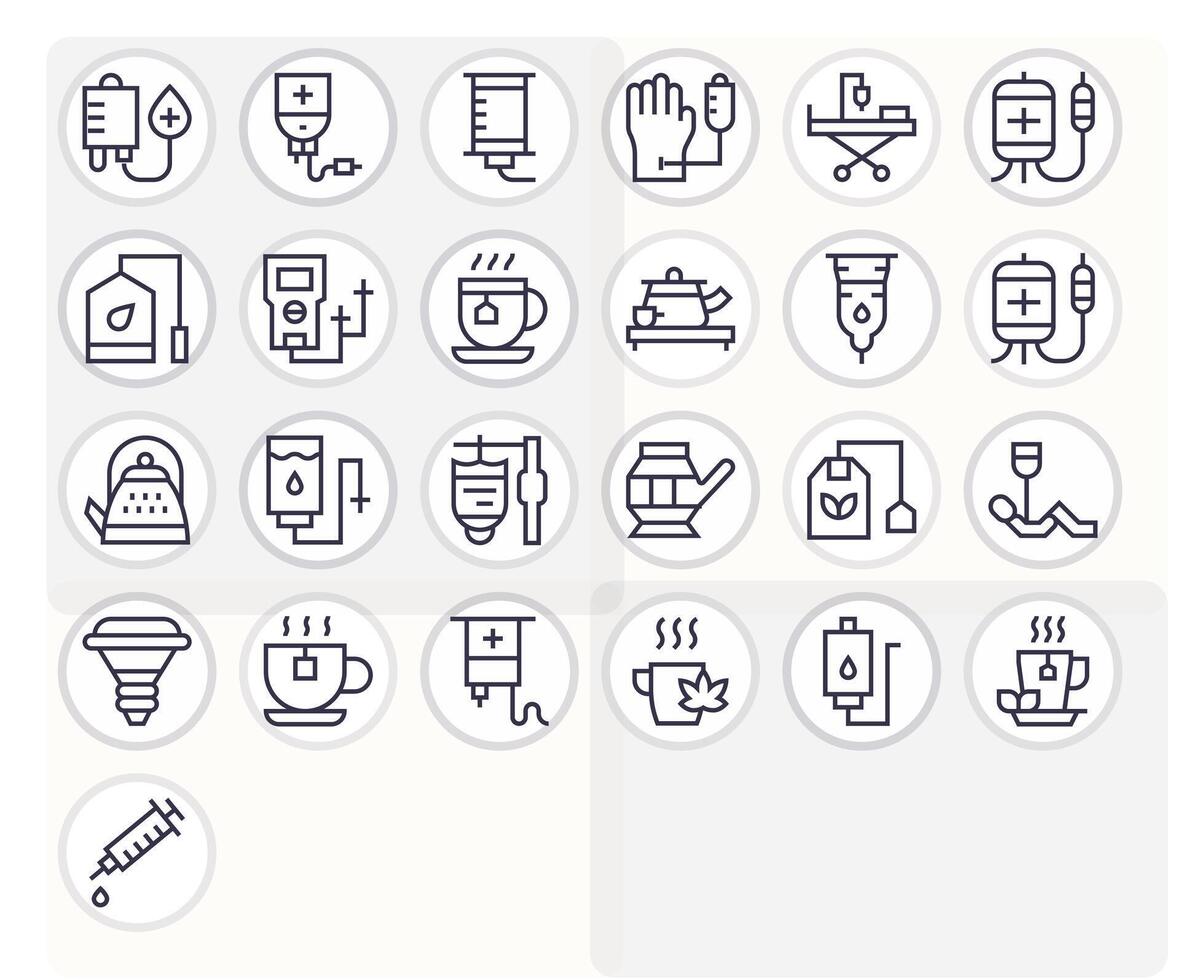 25 Regular Line Display Perfect High Resolution Icons from Infusion Suite vector