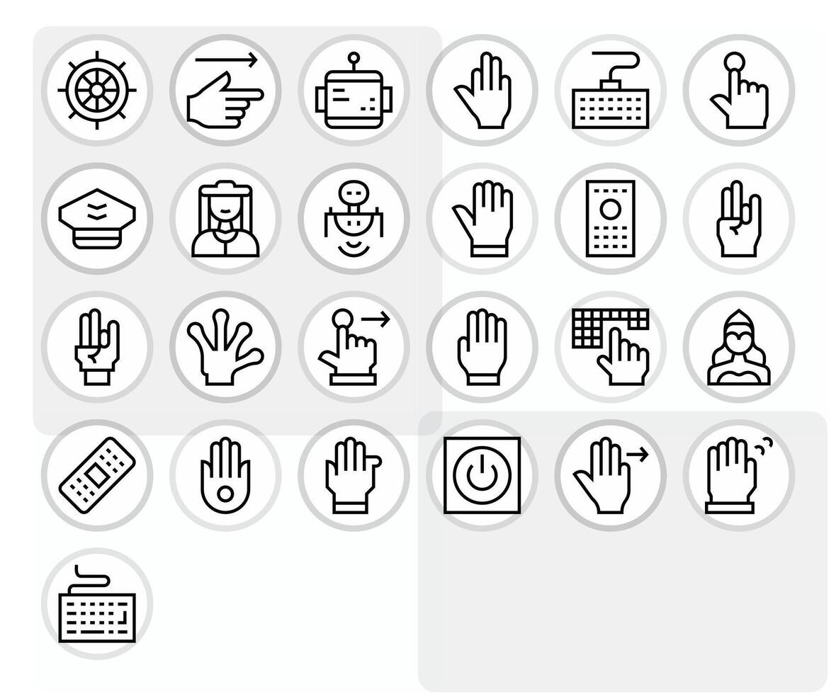 Command Graphics featuring 25 Regular Line PIXEL Perfect 64x64 Designs vector