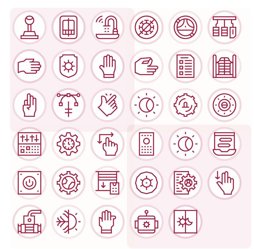 Control Ultimate Package with 35 High Resolution Regular Line Editable Icons vector