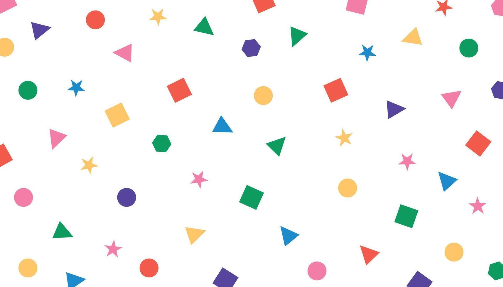 Design background confetti shape geometric vector