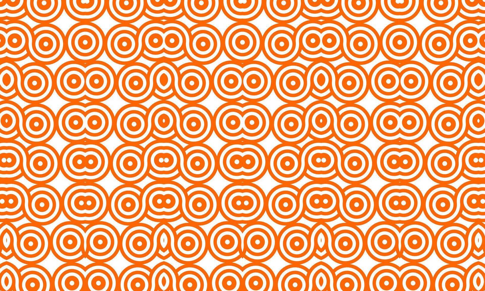 Geometric Pattern Background with Repeating Orange Circular Motifs vector