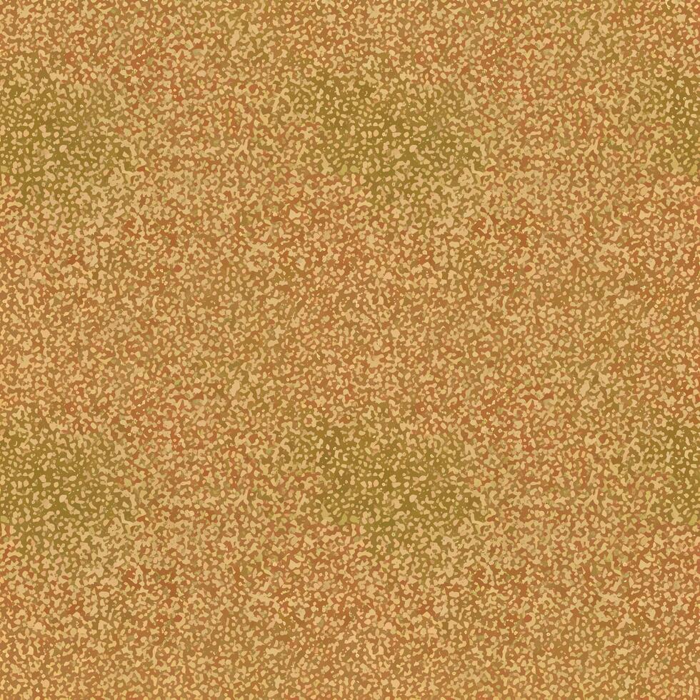 Seamless stippled pattern background with a grainy texture and mottled earth tone colors, abstract military-style camouflage for print and fabric vector