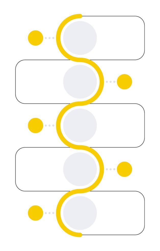 Smart farming vertical wave infographic template. Agribusiness solutions. Data visualization with 5 steps. Empty process design. Editable blank options info graphics vector