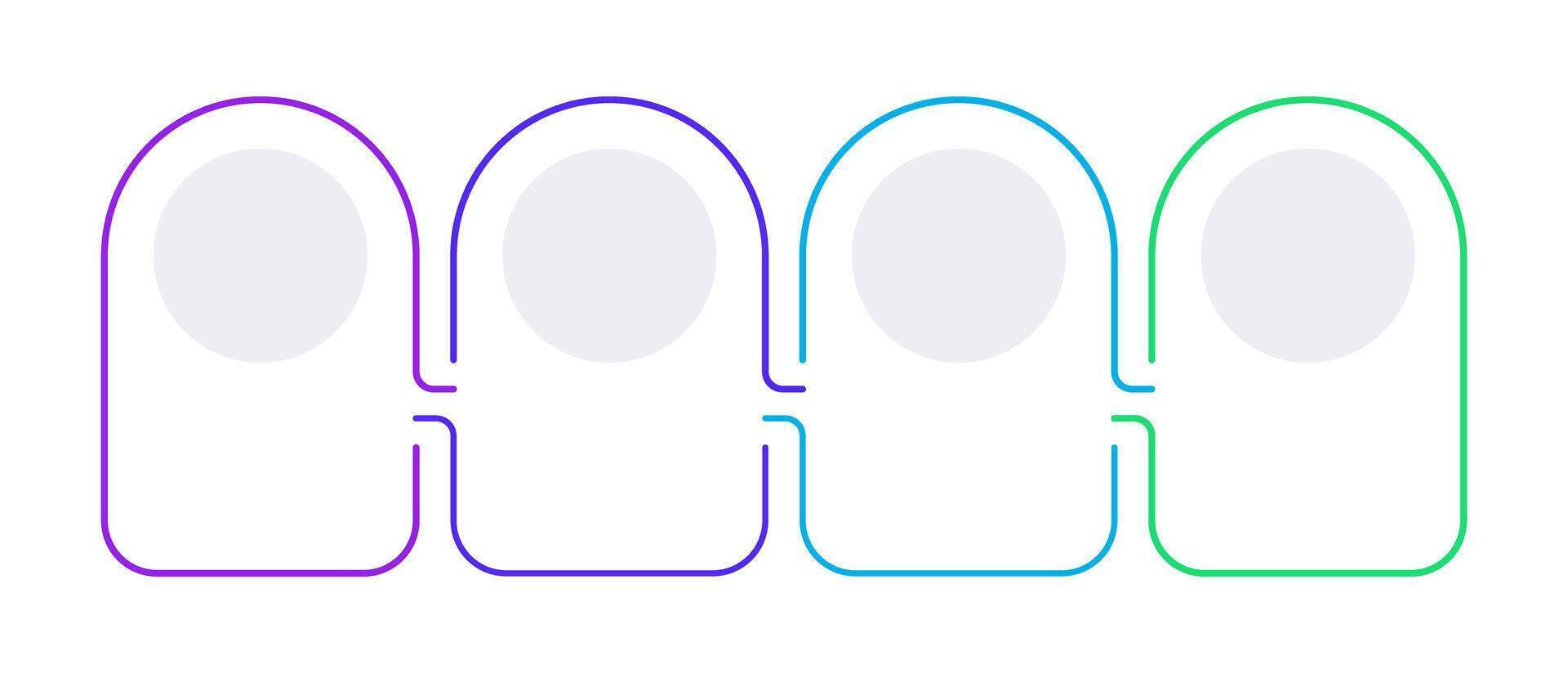 Renewable power sources infographic template. Environmental friendly technology. Data visualization with 4 steps. Empty process design. Editable blank options info graphics vector