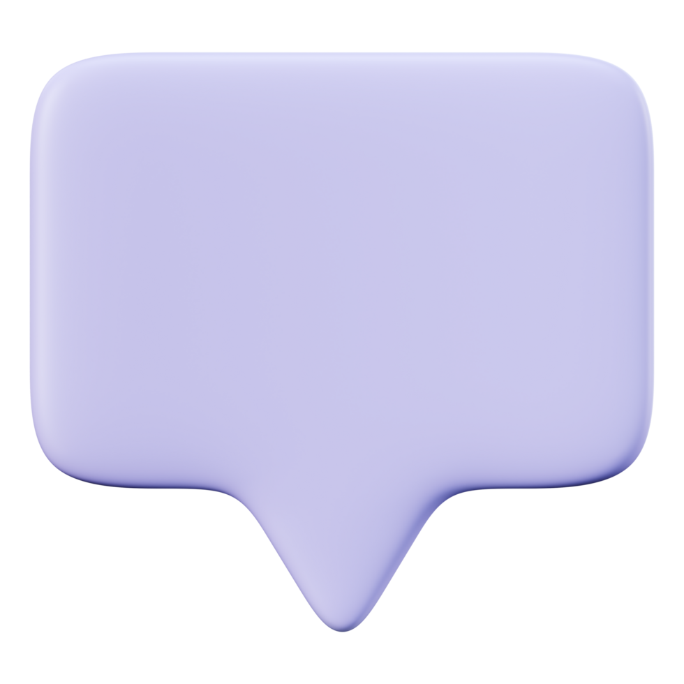 bavarder bulle icône pour chatbot message et conversation dialogue avec discours et texte pour en ligne la communication app ui interface, notification modèle disposition pour mobile conception, 3d illustration png