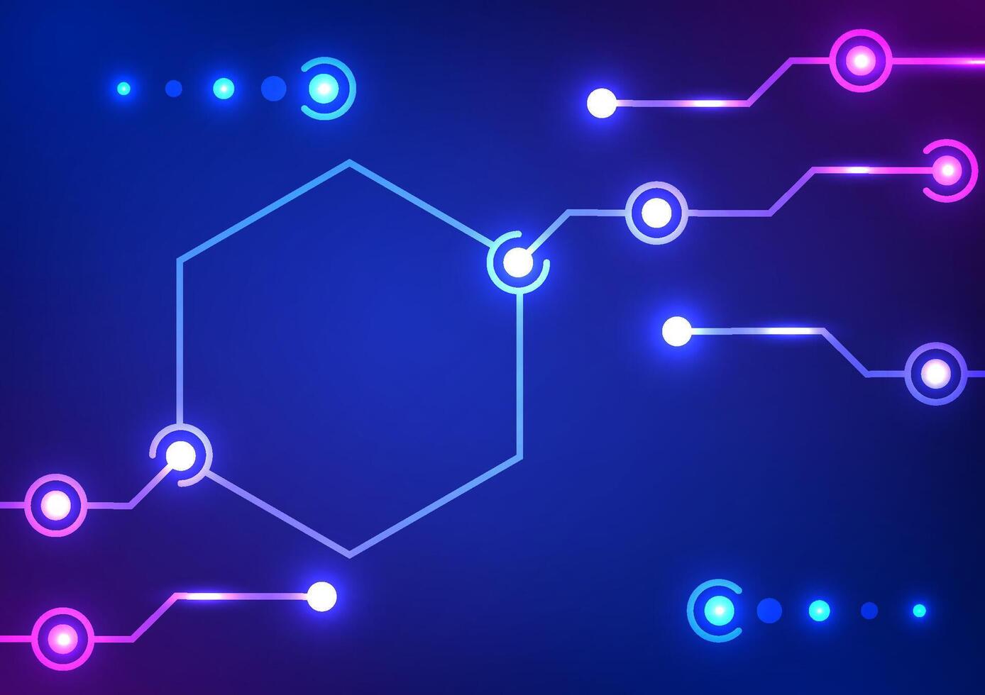 Digital technology circuit background. circuit board and electronic concept. Design for circuit board futuristic network computer data system. vector