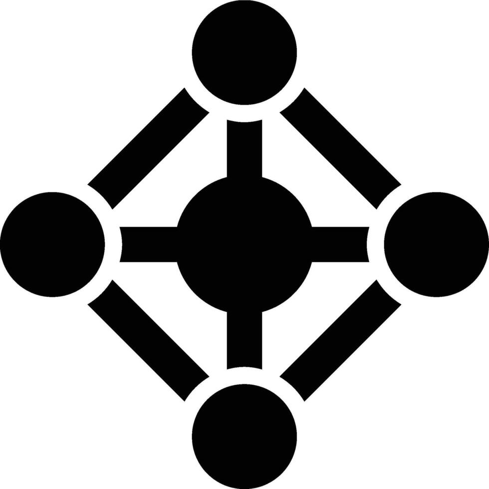 Network, Internet, Computer Glyph Solid Icon vector