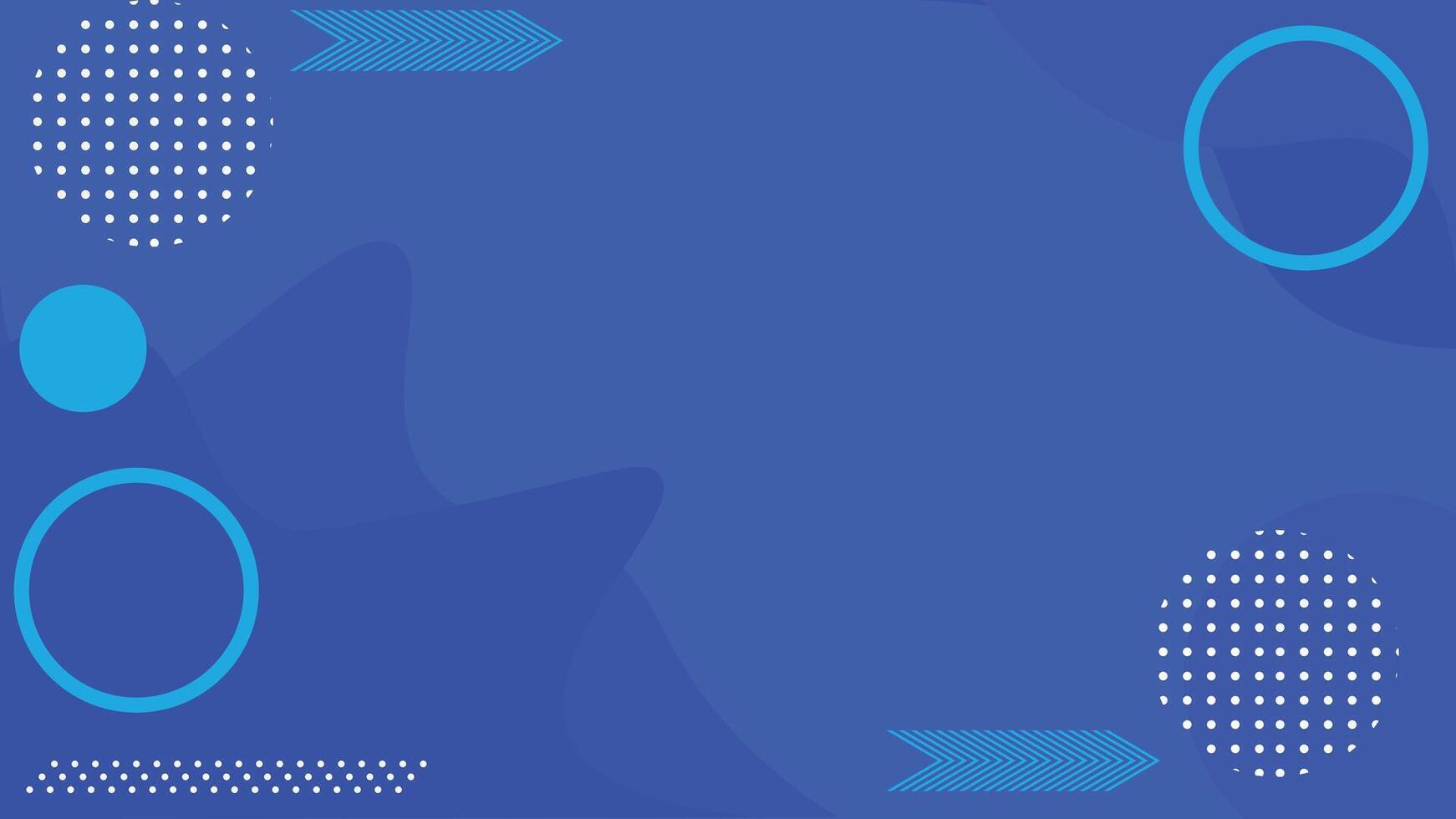 Modern abstract blue background featuring geometric shapes arrows and dotted patterns ideal for digital posters web banners presentations corporate designs and creative projects vector
