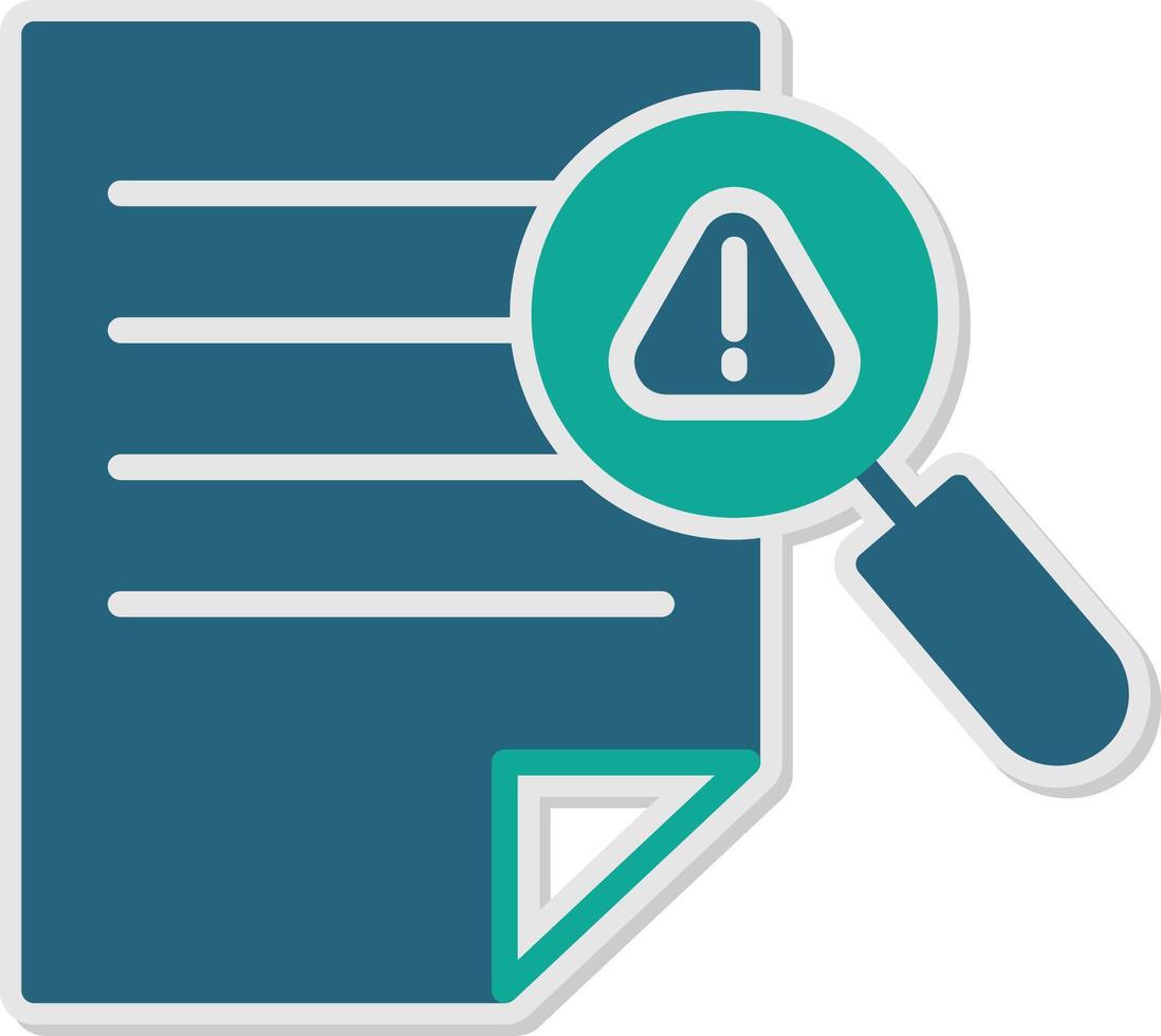 Parsing Error in Code Glyph Dual Tone Sticker vector