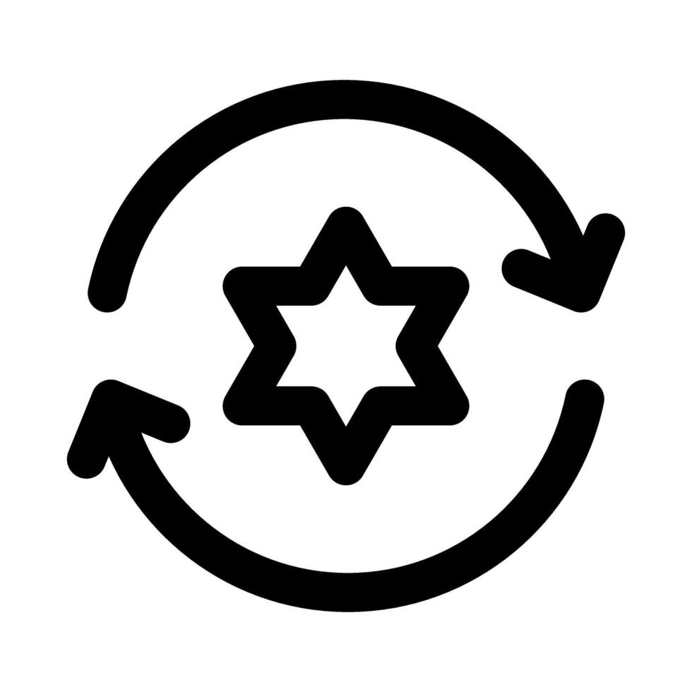Consistency flat minimal outline icon representing reliability, standardization, and modern workflow quality design vector