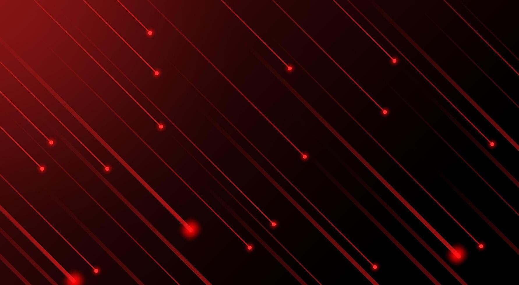 Dark red abstract background with glowing diagonal dots and smooth gradient vector
