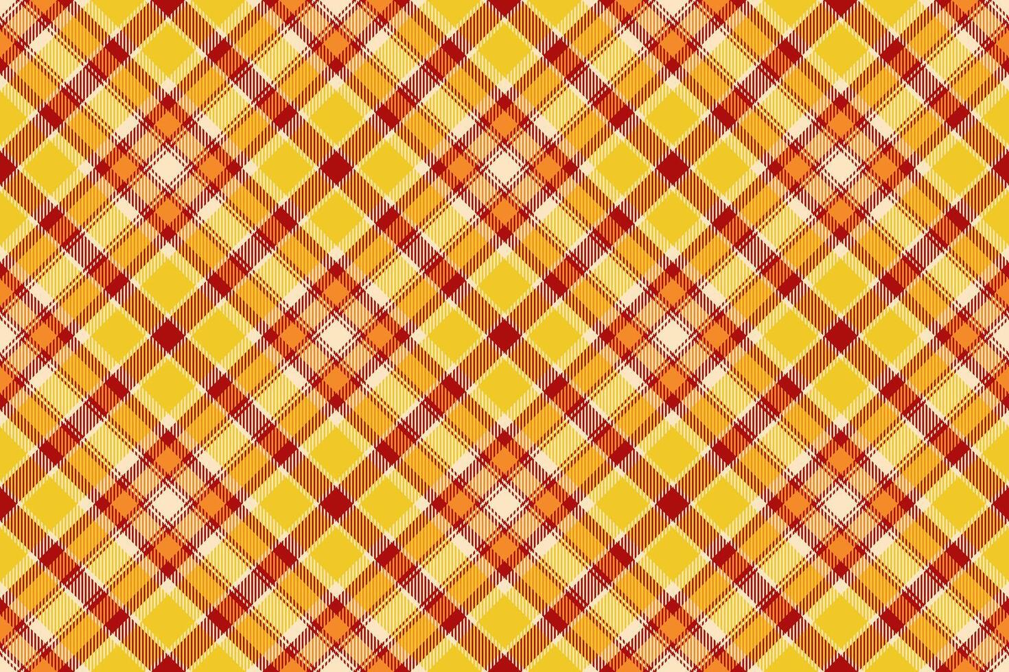 Direct tartan background , father textile seamless check. Luxurious plaid fabric pattern texture in bisque and red colors. vector