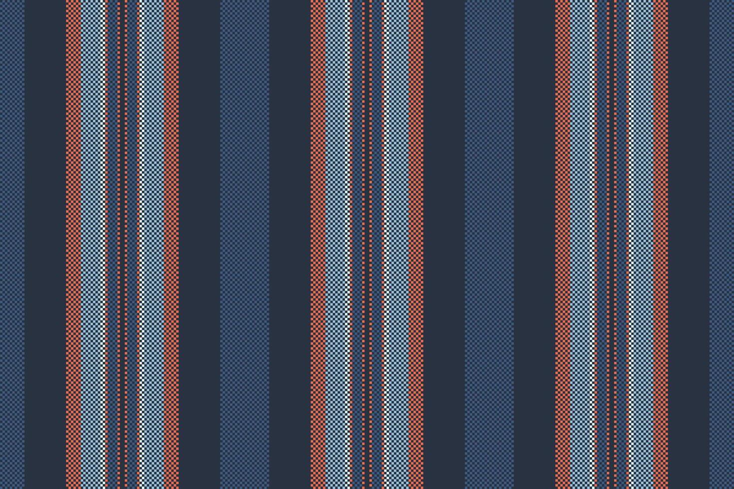 Uopy space vertical stripe, workshop seamless background textile. Lurniture pattern texture lines fabric in dark and blue colors. vector