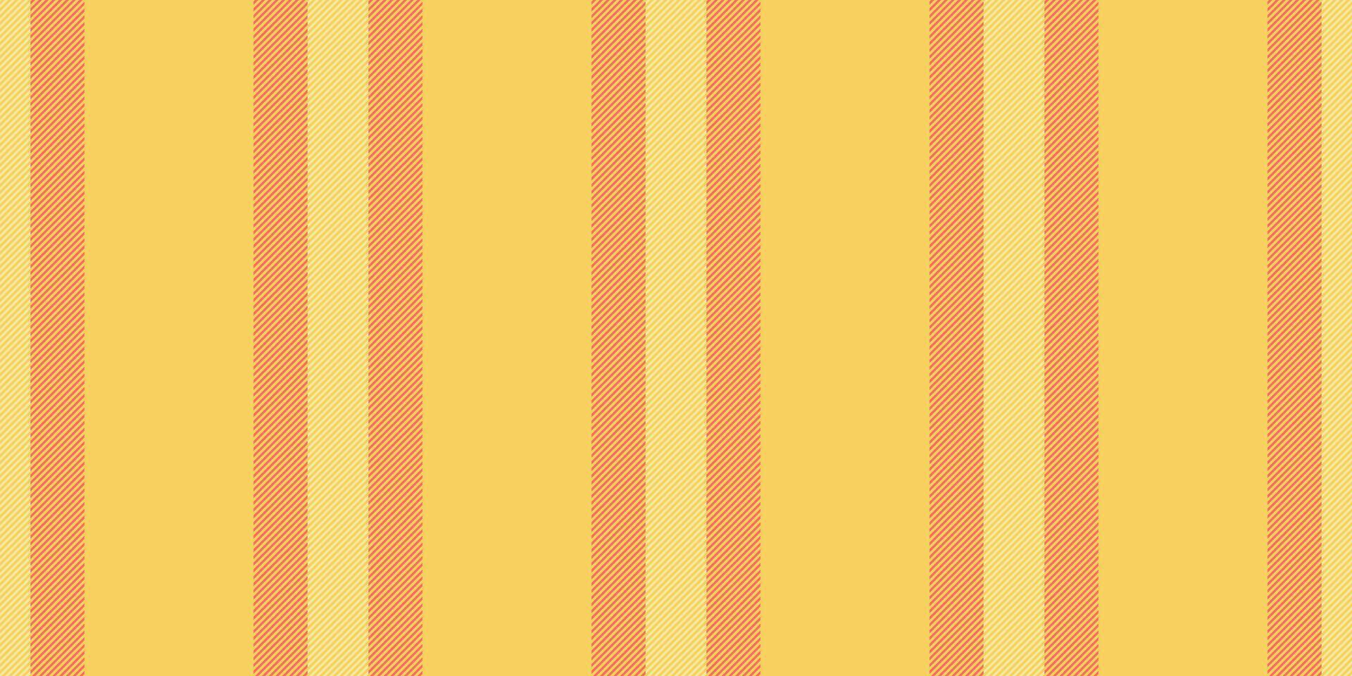 Sunshine stripes Warm and inviting textile pattern in shades of yellow and orange. Versatile background for design, crafts, or cheerful presentation. vector