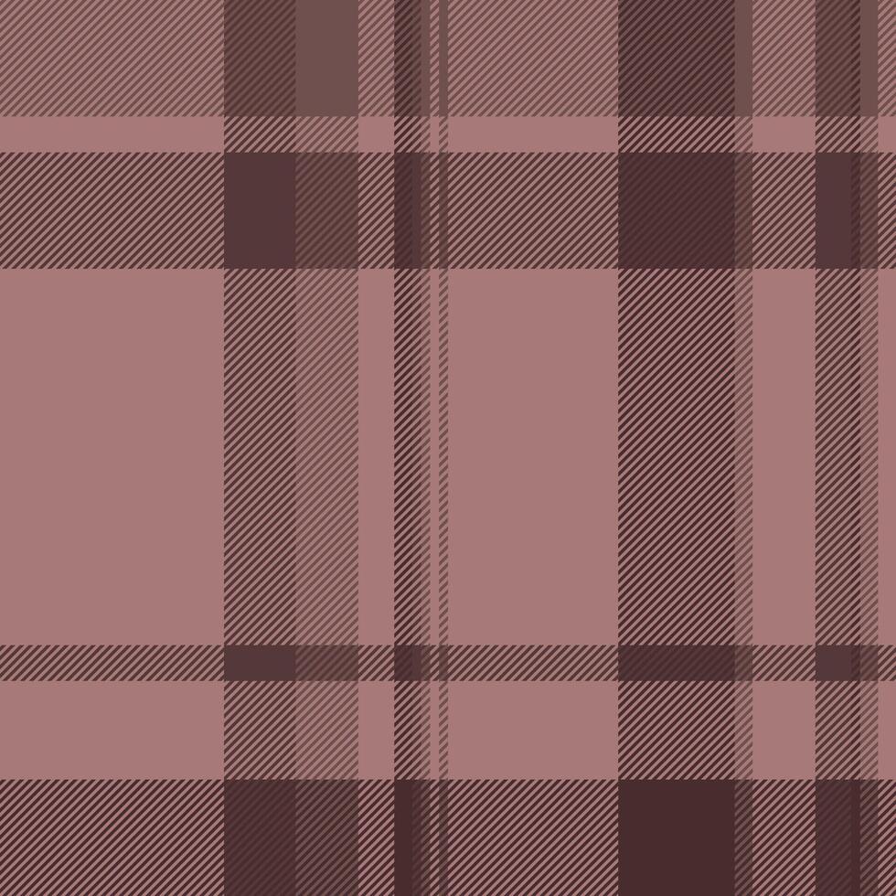 Handkerchief seamless plaid textile, print tartan texture background. Subtle pattern check fabric in pastel and red colors. vector
