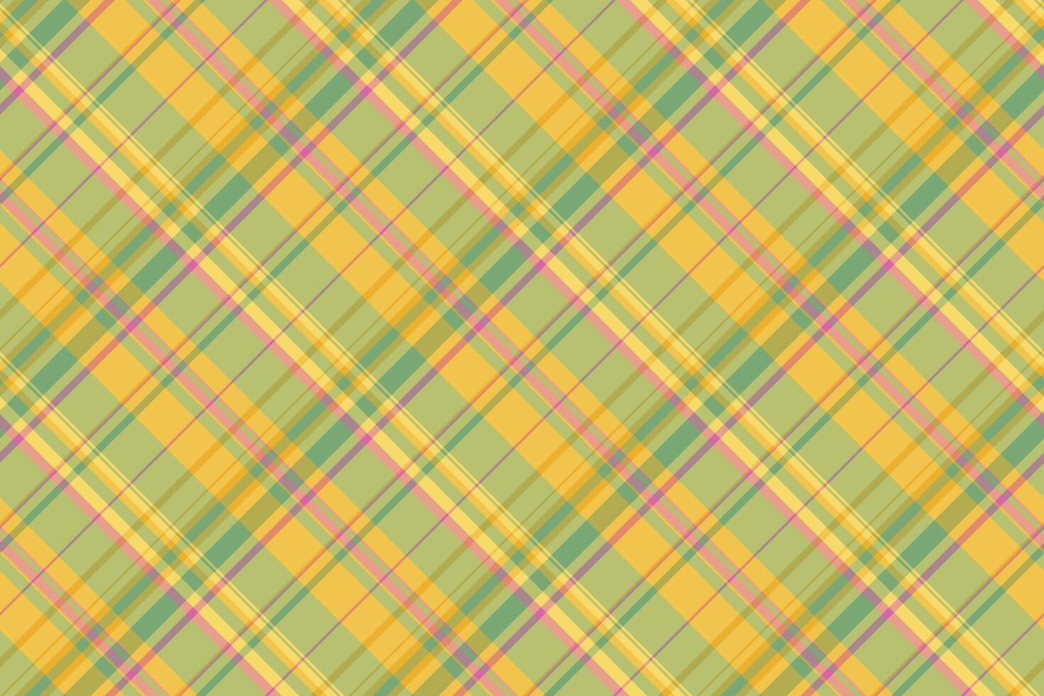 Marriage pattern plaid , template tartan fabric texture. Setting seamless background check textile in lime and amber colors. vector