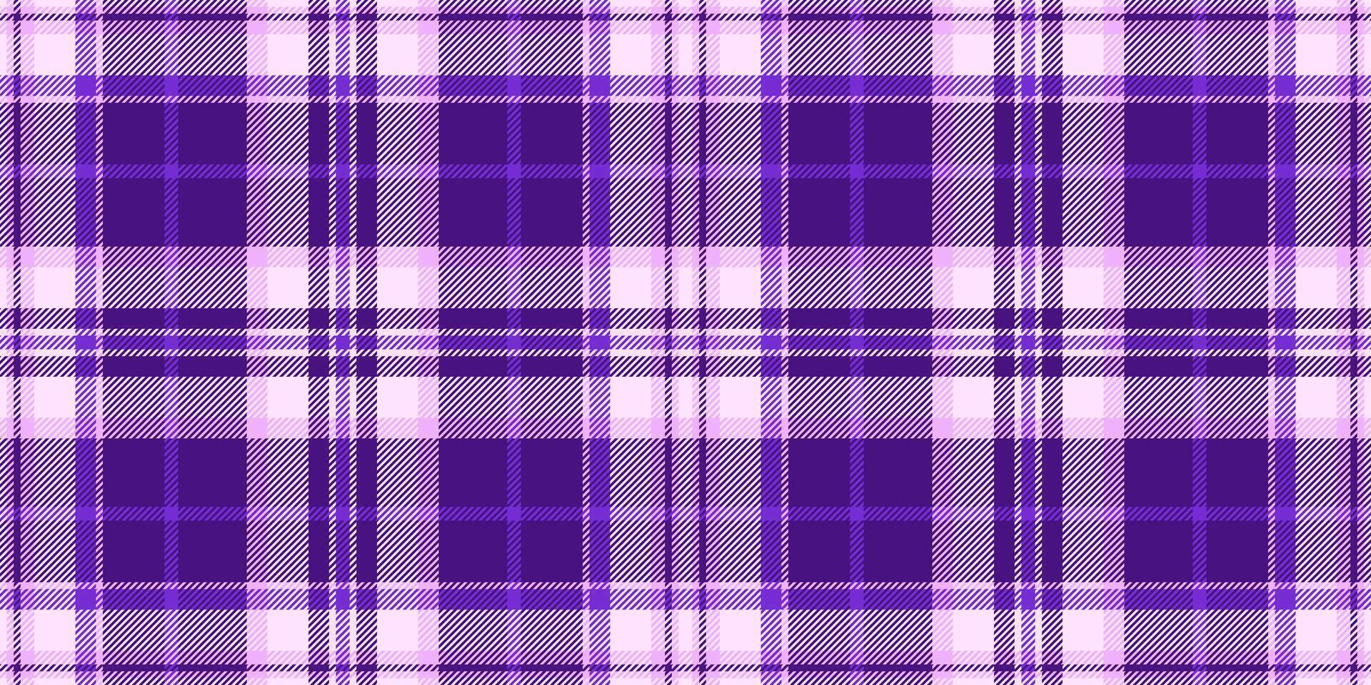 Workshop plaid textile pattern, color check tartan. Strong fabric seamless background texture in violet and light colors. vector