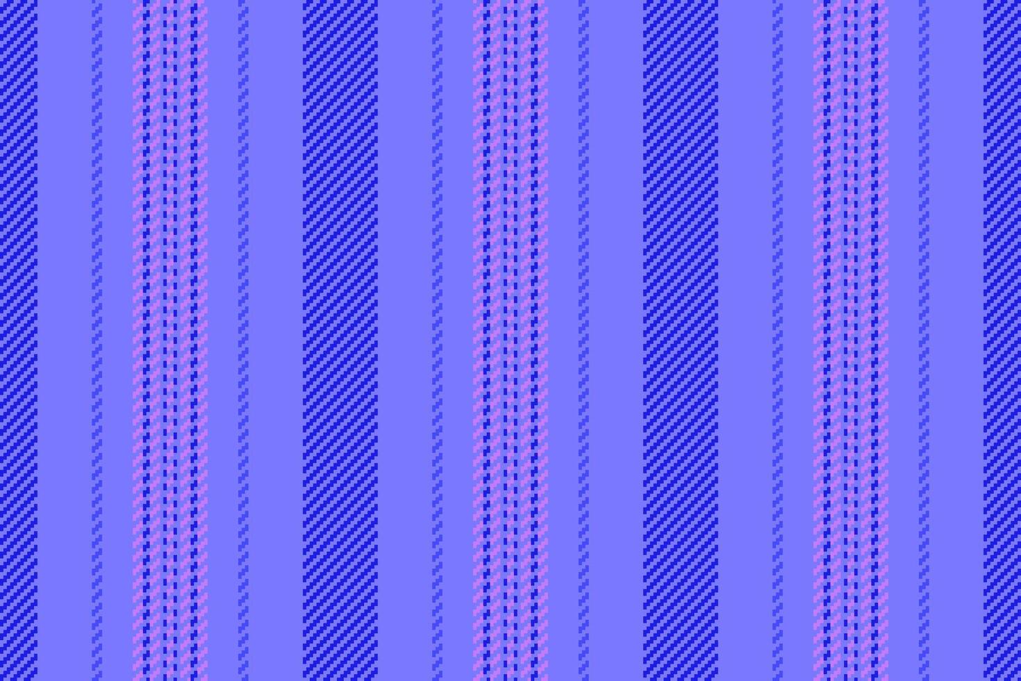 Lye background pattern , naked texture fabric vertical. Sustomize lines seamless stripe textile in indigo and violet colors. vector