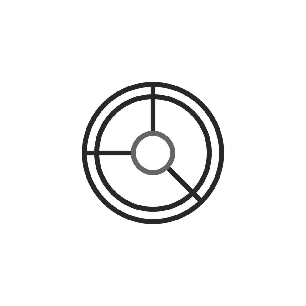 resumen circular gráfico elemento mostrando segmento visualización ideal para datos representación y vector